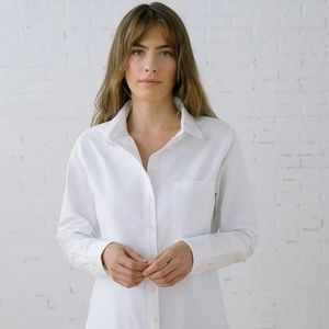 Tradlands White Oxford Button Down